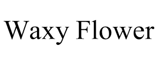 WAXY FLOWER