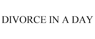 DIVORCE IN A DAY