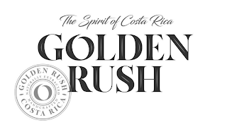 THE SPIRIT OF COSTA RICA GOLDEN RUSH GOLDEN RUSH NATURALLY EXTRACTED O HANDCRAFTED COSTA RICA