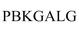 PBKGALG