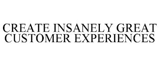 CREATE INSANELY GREAT CUSTOMER EXPERIENCES