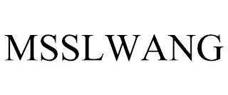 MSSLWANG