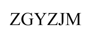 ZGYZJM