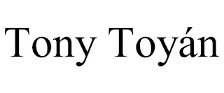 TONY TOYÁN