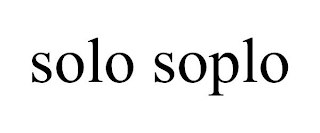 SOLO SOPLO