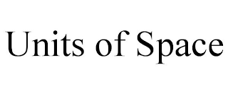 UNITS OF SPACE