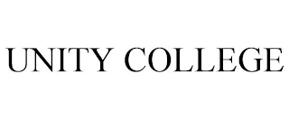 UNITY COLLEGE