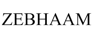 ZEBHAAM