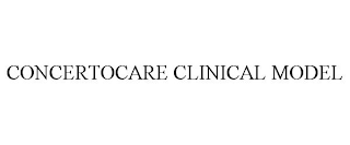 CONCERTOCARE CLINICAL MODEL