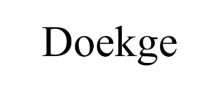 DOEKGE