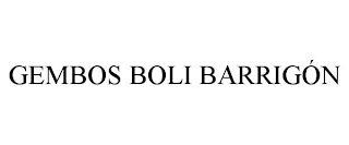 GEMBOS BOLI BARRIGÓN