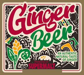 GINGER BEER AN AUTHENTIC NATURAL TASTE OF GINGER PRESENTED BY SUPERMALT