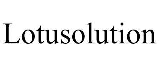 LOTUSOLUTION