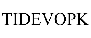 TIDEVOPK