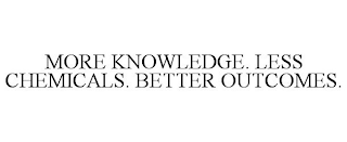 MORE KNOWLEDGE. LESS CHEMICALS. BETTER OUTCOMES.