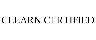 CLEARN CERTIFIED