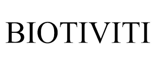 BIOTIVITI