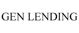 GEN LENDING