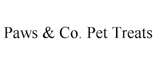 PAWS & CO. PET TREATS