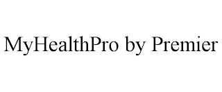 MYHEALTHPRO BY PREMIER