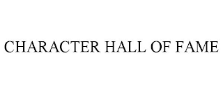 CHARACTER HALL OF FAME