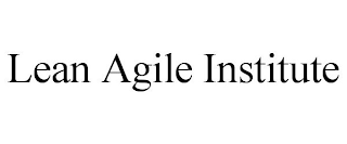 LEAN AGILE INSTITUTE