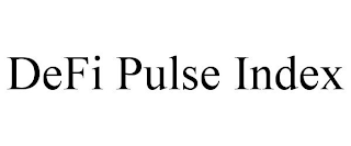 DEFI PULSE INDEX