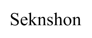 SEKNSHON