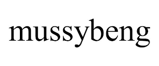 MUSSYBENG