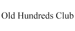 OLD HUNDREDS CLUB