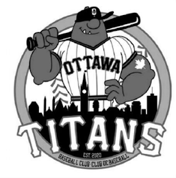 OTTAWA TITANS EST. 2020 BASEBALL CLUB CLUB DE BASEBALL OT