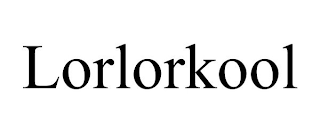 LORLORKOOL