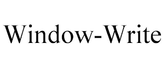 WINDOW-WRITE