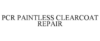 PCR PAINTLESS CLEARCOAT REPAIR