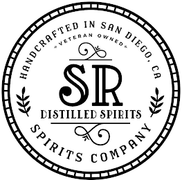 SR DISTILLED SPIRITS HANDCRAFTED IN SAN DIEGO, CA VETERAN OWNED SPIRITS COMPANY