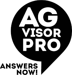 AGVISORPRO ANSWERS NOW!