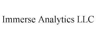 IMMERSE ANALYTICS LLC