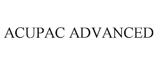 ACUPAC ADVANCED