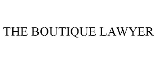 THE BOUTIQUE LAWYER