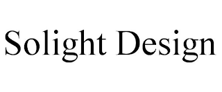 SOLIGHT DESIGN
