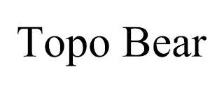 TOPO BEAR