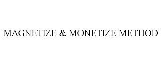 MAGNETIZE & MONETIZE METHOD