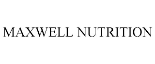 MAXWELL NUTRITION