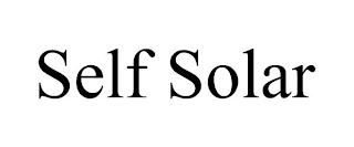 SELF SOLAR