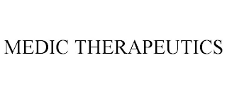 MEDIC THERAPEUTICS