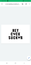 HEY COCK SUCKER