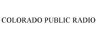 COLORADO PUBLIC RADIO