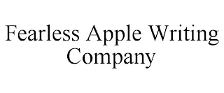 FEARLESS APPLE WRITING COMPANY