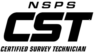 NSPS CST CERTIFIED SURVEY TECHNICIAN