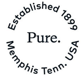 PURE. ESTABLISHED 1899 MEMPHIS TENN. USA